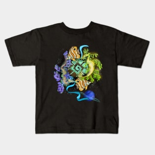 Hunab Ku Leafy Sea Dragons Pisces Zodiac Kids T-Shirt